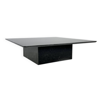 Vintage Square Italian Granite Coffee Table, 1970s