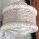 Old globe ceiling light suspension glass from Clichy