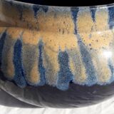 Signed stoneware pot cover