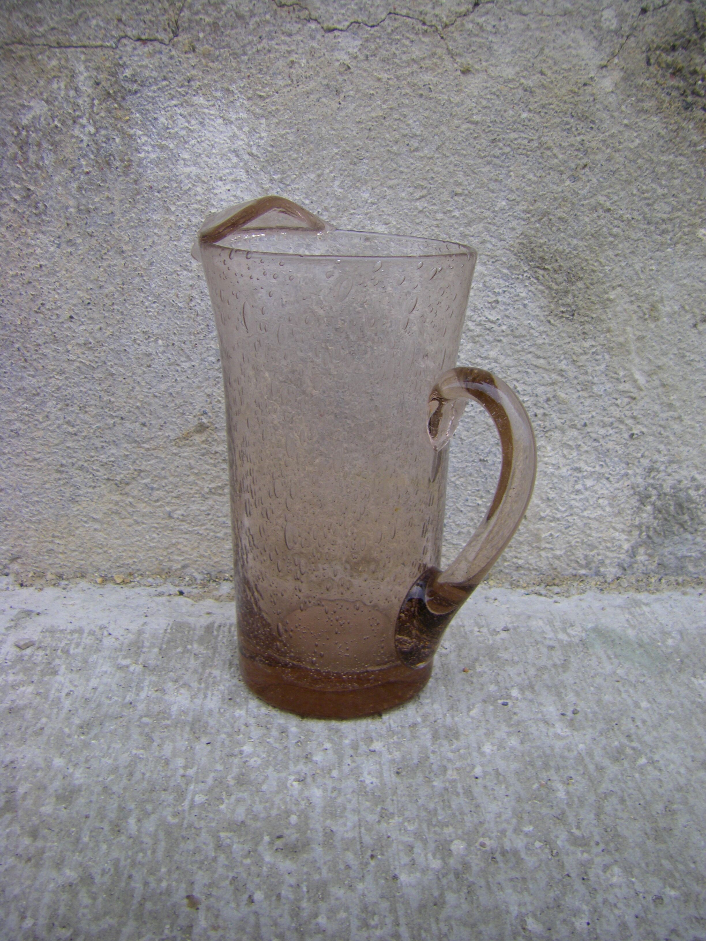 Carafe en verre de Biot