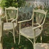 Bentwood cane set, sofa, 2 armchairs, 2 chairs