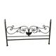 Wrought iron headboard