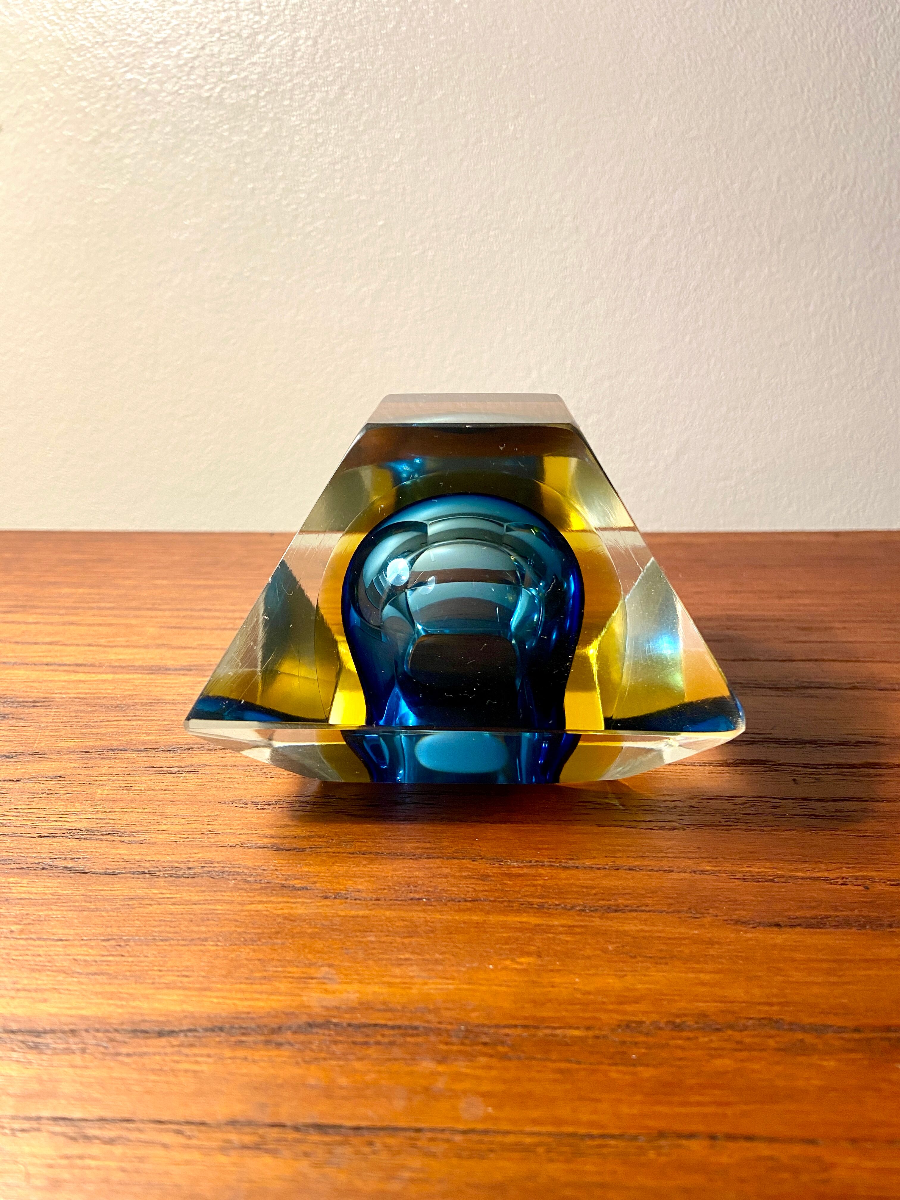 Ashtray Murano Sommerso