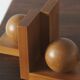 Mid-Century Modern Wooden Bookends, 1950s, Set of 2