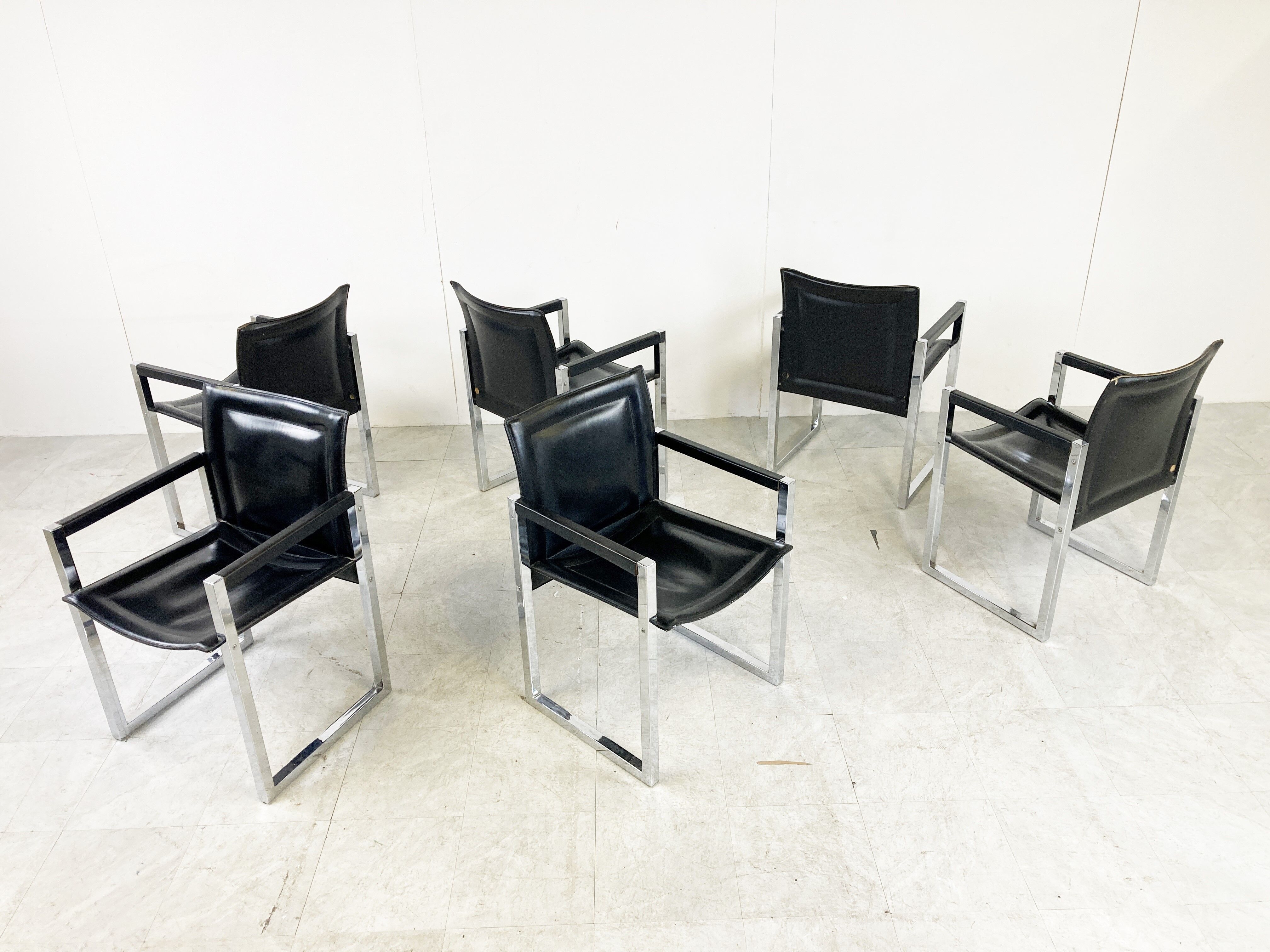 Vintage dining chairs by Arrben 1980s