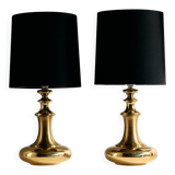 Brass table lamp, set of 2