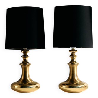 Brass table lamp, set of 2