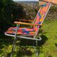 Chaise de jardin pliante seventies
