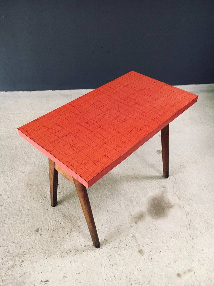 French Reconstruction Bistro Table, 1950s