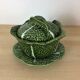 Service flat ceramic cabbages, salad bowl, soup maker