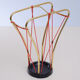 Brass umbrella stand, austria, 1950