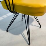 Fauteuil structure métallique années 50