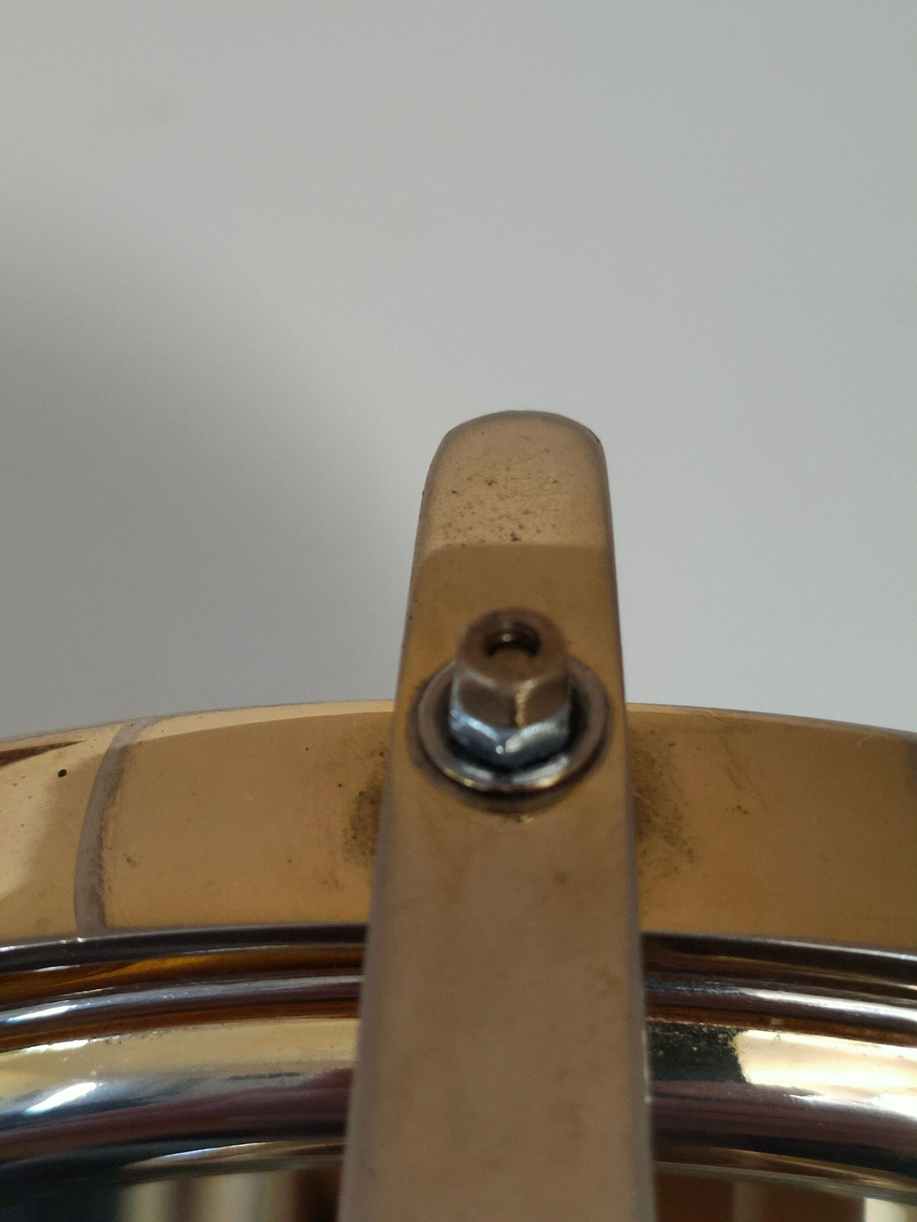 vintage table magnifying mirror