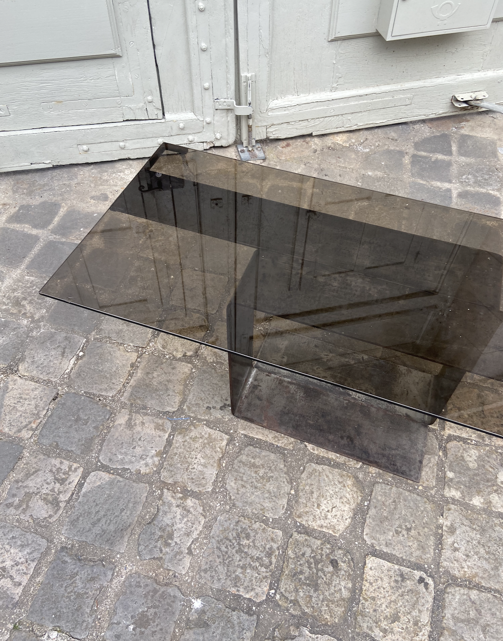 Artisanal Italian coffee table 1970