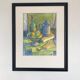 Watercolor by georges zelter, 1938-1987. still life with pitcher