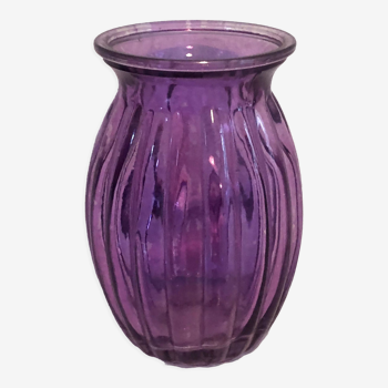 Vase Violet en Verre