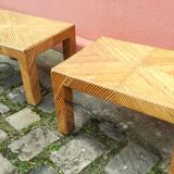 Pair coffee tables Lived del sol 1970