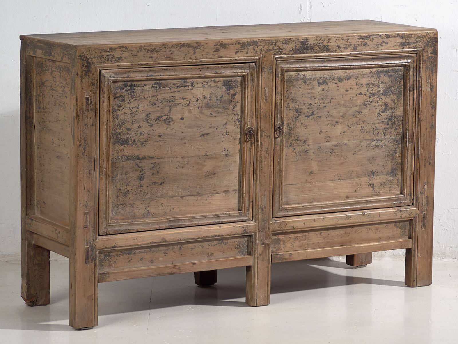 Small antique sideboard with grey patina (circa 1900) #80
