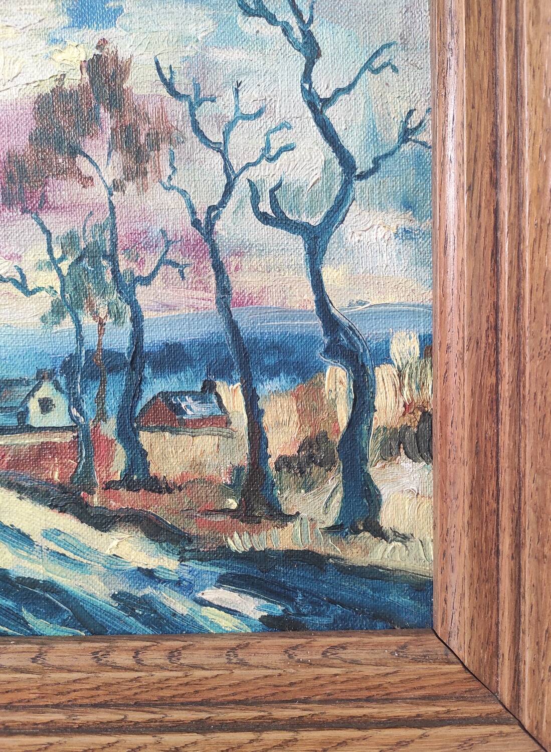 Ancient painting - Expressionist landscape