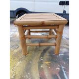 Vintage bamboo coffee table