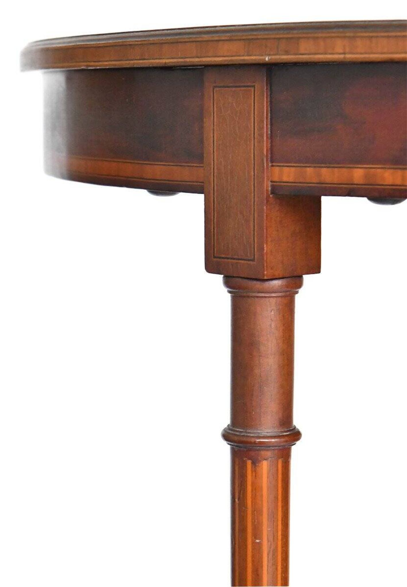 English gueridon in marquetry