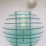 Vintage green globe design hanging lamp