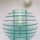 Suspension baladeuse design globe vert vintage