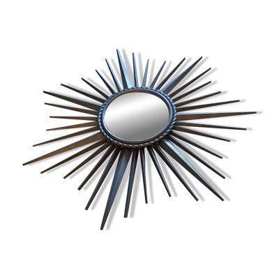 Miroir de sorcière bombé , Chaty Vallauris