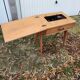 Sewing desk foot compass machine singer