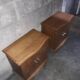 Paire de chevets vintage