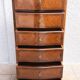 Louis XV style chest of drawers in precious wood veneer.