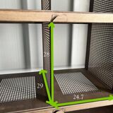 Postal sorting furniture with stool