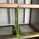 Postal sorting furniture with stool