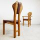 Chaises de salle à manger vintage en bois de pin - années 1970