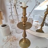 Vintage brass candle holder