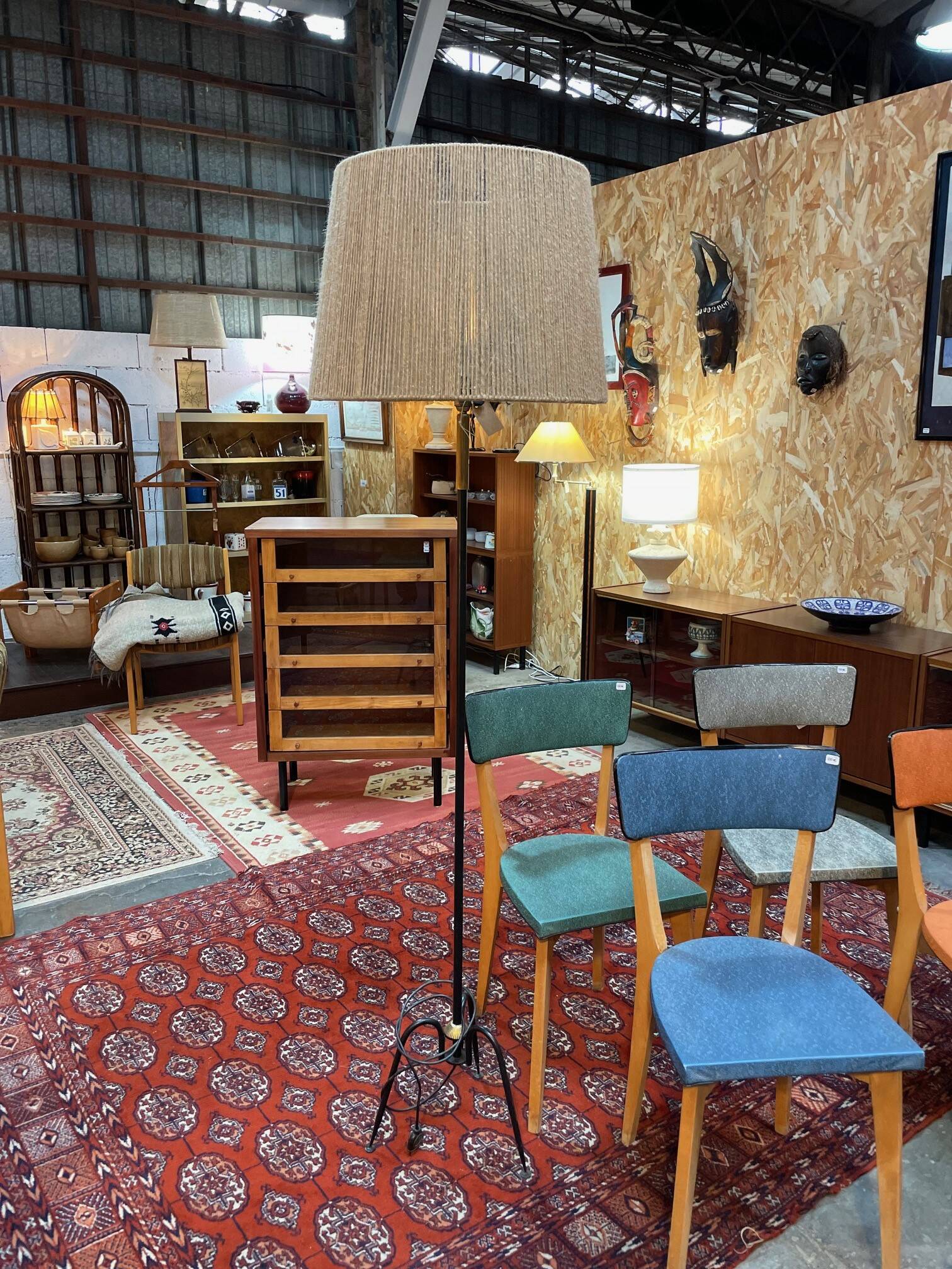 Vintage 1950s Lunel floor lamp