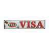 Plaque émaillée cigarettes visa