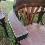 Set of 30 vintage bistro armchairs