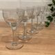 Set of 5 engraved glasses