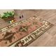 Orange Turkish Vintage Handmade Wool Runner Rug 82x256