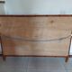 Large vintage bamboo mirror