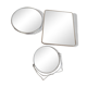 Lot 3 miroirs barbier