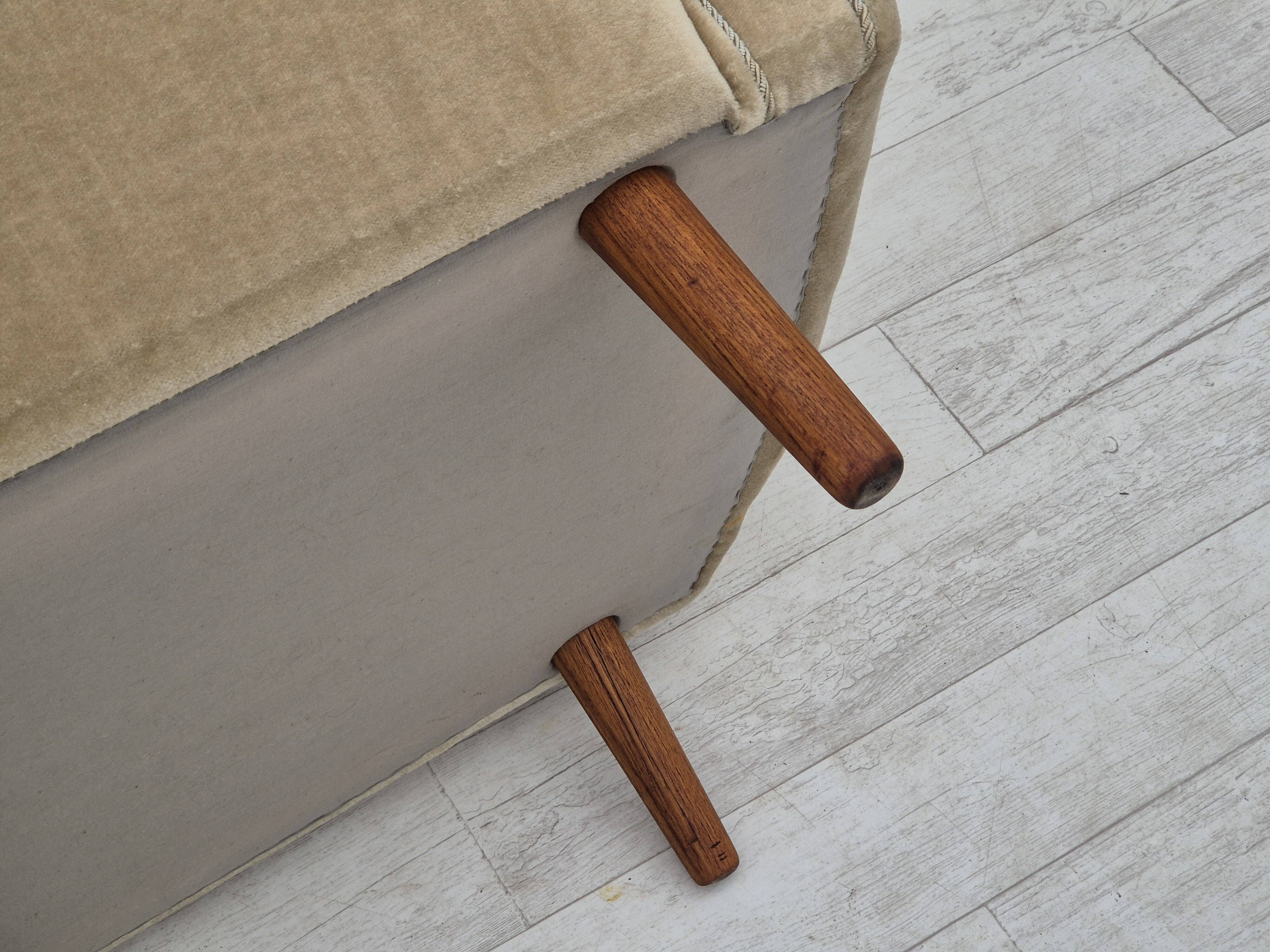 1960s, Danish design by Kurt Østervig for Rolschau Møbler, 3 seater sofa, model 57, original.