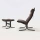 Siesta Lounge Chair and Ottoman by Ingmar Relling for Westnofa Norway 1960s