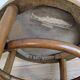 Antique stool J. & J. Kohn in bent wood – Austria – early 20th century