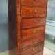 Eighteenth-century wooden veneer chest of drawers