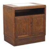 Antique Dutch Art Deco Liquor or Tea Cabinet