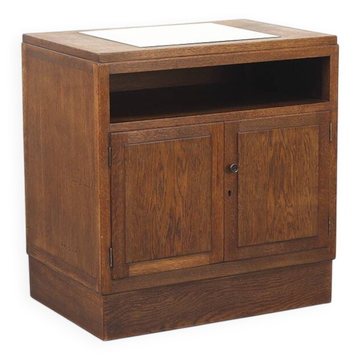 Cabinet à liqueur ou à thé Art Déco néerlandais antique