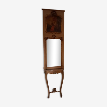 Console & miroir trumeau Louis XV