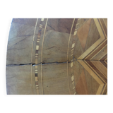 19th Century Louis Philippe Sorrento Walnut Parquetry Center Table